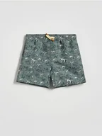 Skarpetki dla dzieci - Reserved - Szorty kąpielowe - jasny zielony - miniaturka - grafika 1