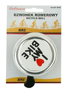 Dzwonek Rowerowy Metalowy Głośny Srebrny MyBike - Dzwonki do roweru - miniaturka - grafika 1
