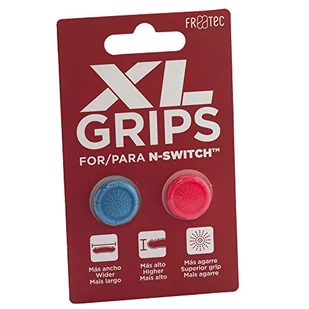 Thumb Grips Pro XL - Neon Blue / Neon Red (Nintendo Switch) - Akcesoria do Nintendo - miniaturka - grafika 1