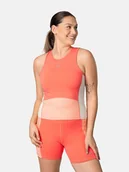 Koszulki sportowe damskie - KARI TRAA Top sportowy "Linnea" w kolorze pomarańczowym - miniaturka - grafika 1