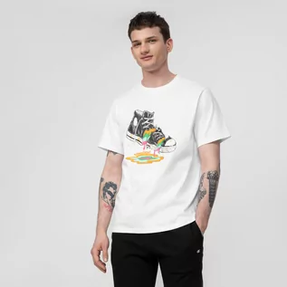 Koszulki męskie - Męski t-shirt z nadrukiem CONVERSE 10024033 - grafika 1