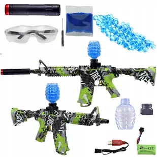 Karabin Automat Na Kulki Żelowe Pistolet Duży M416 - Zabawki militarne - miniaturka - grafika 1