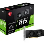 Karty graficzne - Karta graf. MSI GeForce RTX 3050 LP 6G OC - miniaturka - grafika 1