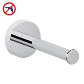 Akcesoria do wc - tesa TESA smooz uchwyt na zapasowe rolki papieru toaletowego (chromowany, roztwór w zestawie, wysoka siła przytrzymująca (do 6 kg), 50 MM X 50 MM X 125 MM) - miniaturka - grafika 1