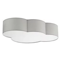 TK Lighting Plafon Cloud Gray 4 x żarówka gratis 3145 - Lampy sufitowe - miniaturka - grafika 2