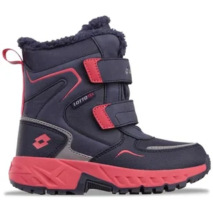 LOTTO Alstyne Tex K dziewczęce kozaki półdługie, Navy Pink, 28 EU - Buty dla dziewczynek - miniaturka - grafika 1