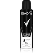 Dezodoranty i antyperspiranty męskie - Rexona MEN spray INVISIBLE BLACK&WHITE 150ml - miniaturka - grafika 1