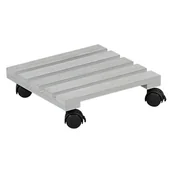 Donice - Drewniana podstawka na kółkach pod doniczkę - miniaturka - grafika 1