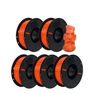Filamenty i akcesoria do drukarek 3D - filament do drukarek 3D, tworzywo PETG 5KG, kolor czarno-biały, pomarańczowy - miniaturka - grafika 1