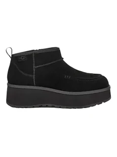 UGG Skórzane botki "Cityfunc Ultra Mini" w kolorze czarnym - Botki damskie - miniaturka - grafika 1