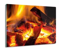 Deski do krojenia - osłona splashback do kuchni Ogień żar drewno 60x52, ArtprintCave - miniaturka - grafika 1