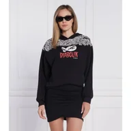 Bluzy damskie - Pinko Bluza PINKO X DIABOLIK FIAMMETTA | Regular Fit - miniaturka - grafika 1