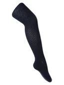 Rajstopy dziecięce - Le Chic Rajstopy "Rilee" w kolorze granatowym - miniaturka - grafika 1