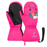 Odzież sportowa dziecięca - Rękawice zimowe dziecięce Reusch Sweety Mitten 9034 jednorożec - miniaturka - grafika 1