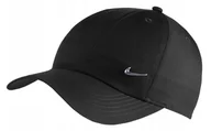 Czapki i chusty sportowe męskie - Nike czapka z daszkiem męska czarna rozmiar M/L - miniaturka - grafika 1