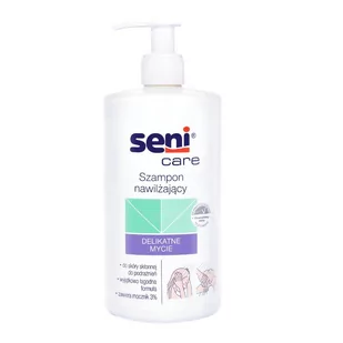 Seni Care Seni Szampon nawilżający Delikatne Mycie z mocznikiem 3% 500ml - Szampony do włosów - miniaturka - grafika 1