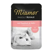 Mokra karma dla kotów - Miamor Ragout Royale w sosie Tuńczyk i kurczak: 22x100 g - miniaturka - grafika 1