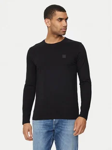 Boss Longsleeve Tacls 50512111 Czarny Regular Fit - Koszulki męskie - miniaturka - grafika 1