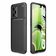 Etui i futerały do telefonów - Tech-Protect Etui Tpucarbon do Realme GT Neo 2 Czarny - miniaturka - grafika 1