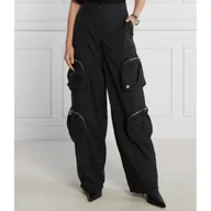 Spodnie damskie - HUGO Spodnie cargo Harameri-1 | Loose fit - miniaturka - grafika 1