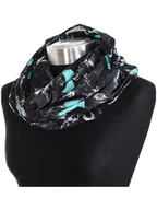 Apaszki i szaliki damskie - Buff Szal-koło w kolorze czarnym - 75 x 45 cm - miniaturka - grafika 1