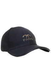 Czapki i chusty sportowe męskie - Damska Czapka z daszkiem ozdobiona napisem PARIS z kryształków - miniaturka - grafika 1