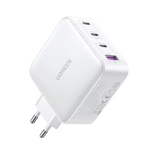 Szybka ładowarka GaN 3x USB-C USB 100W PPS PD Power Delivery biała - Ładowarki do telefonów - miniaturka - grafika 3