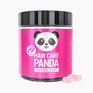Noble Health Hair Care Panda Żelki o smaku malinowym - Włosy, skóra, paznokcie - miniaturka - grafika 1