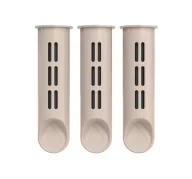 Wkłady filtrujące - Dafi filtr węglowy do butelki filtrującej Soft i Solid Beżowy 3 sztuki - miniaturka - grafika 1