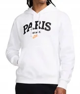 Bluzy męskie - Nike Sportswear bluza męska Biała z kapturem HJ7426-100 r. L - miniaturka - grafika 1