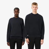 Bluzy męskie - Luźna bluza z efektem sprania - miniaturka - grafika 1