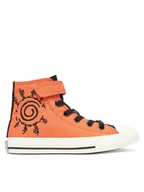 Buty dla chłopców - Converse Trampki Ctas 1V Hi X Naruto A14840C Pomarańczowy - miniaturka - grafika 1