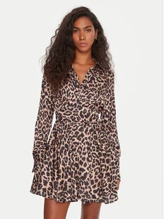 Guess Sukienka koktajlowa W5YK00 WF1T2 Kolorowy Regular Fit - Sukienki - miniaturka - grafika 1