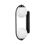 Lampy ścienne - LAMPA ŚCIENNA KINKIET NOWOCZESNY CZARNY PANARI W2 - miniaturka - grafika 1