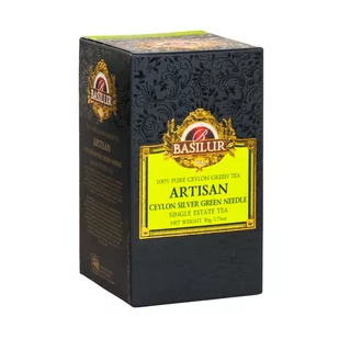 Basilur CEYLON SILVER GREEN NEEDLE herbata zielona CEJLOŃSKA liściasta - 50 g - Herbata - miniaturka - grafika 1