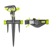 Węże ogrodowe i zraszacze - Zraszacz pulsacyjny na kolcu trójzębnym LIME LINE - miniaturka - grafika 1