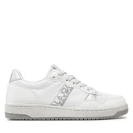 Sneakersy damskie - Sneakersy Napapijri NP0A4I71 Biały - miniaturka - grafika 1