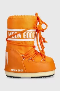 Buty dla dziewczynek - Moon Boot śniegowce dziecięce kolor pomarańczowy - grafika 1