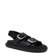 Sandały damskie - Alohas Skórzane sandały - miniaturka - grafika 1