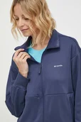 Bluzy damskie - Columbia bluza sportowa Boundless Trek kolor granatowy z kapturem gładka 2073084 - miniaturka - grafika 1