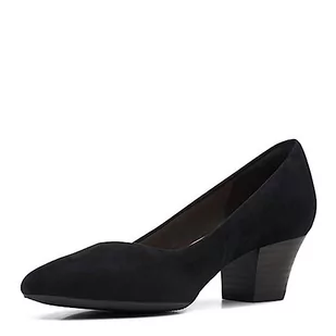 Clarks Damskie czółenka Teresa, czarny, imitacja weluru, 36 EU - Czółenka - miniaturka - grafika 1