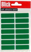 Etykiety do drukarek - Blick Etykiety opakowanie ekonomiczne (5 toreb, 12 x 38 mm) zielone - miniaturka - grafika 1