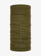 Czapki i chusty sportowe męskie - Chusta termoaktywna Brubeck Wool Neck Gaiter - khaki - miniaturka - grafika 1