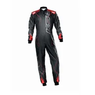 Odzież do sportów motorowych - Kombinezon kartingowy OMP KS-3 ART czarno-czerwony (CIK-FIA) - miniaturka - grafika 1