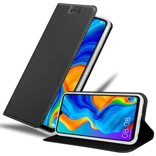 Pokrowiec Ochronny Do Huawei P30 LITE Etui w CLASSY CZARNY Case Obudowa Ochronny Cover Cadorabo - Etui i futerały do telefonów - miniaturka - grafika 1