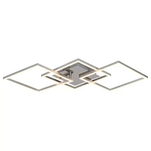 Rabalux Sigurd 3200 plafon lampa sufitowa 1x43W LED 3000K biały/chrom - Lampy sufitowe - miniaturka - grafika 1