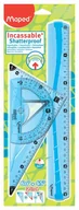 Przybory szkolne - Maped MAPED Tracing Kit nietłukąca się geometria  model niebieski lub zielony, losowy 897120 - miniaturka - grafika 1
