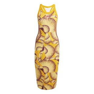 Damska Sukienka ADIDAS FARM DRESS JD6315 – Żółty - Sukienki - miniaturka - grafika 1