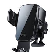 Uchwyty samochodowe do telefonów - Remax Elektryczny uchwyt samochodowy RM-C05, USB-C, 15W (czarny) - miniaturka - grafika 1