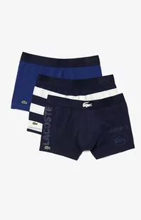 Bokserki męskie casual 5H0001 3-pack, Kolor granatowo-biały, Rozmiar S, Lacoste - Intymna - Majtki męskie - miniaturka - grafika 1